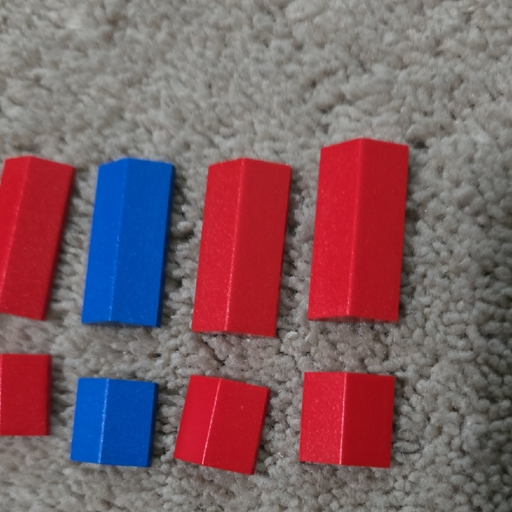 LEGO Roof Building Blocks Set - Blue & Red - Picture 2 of 3